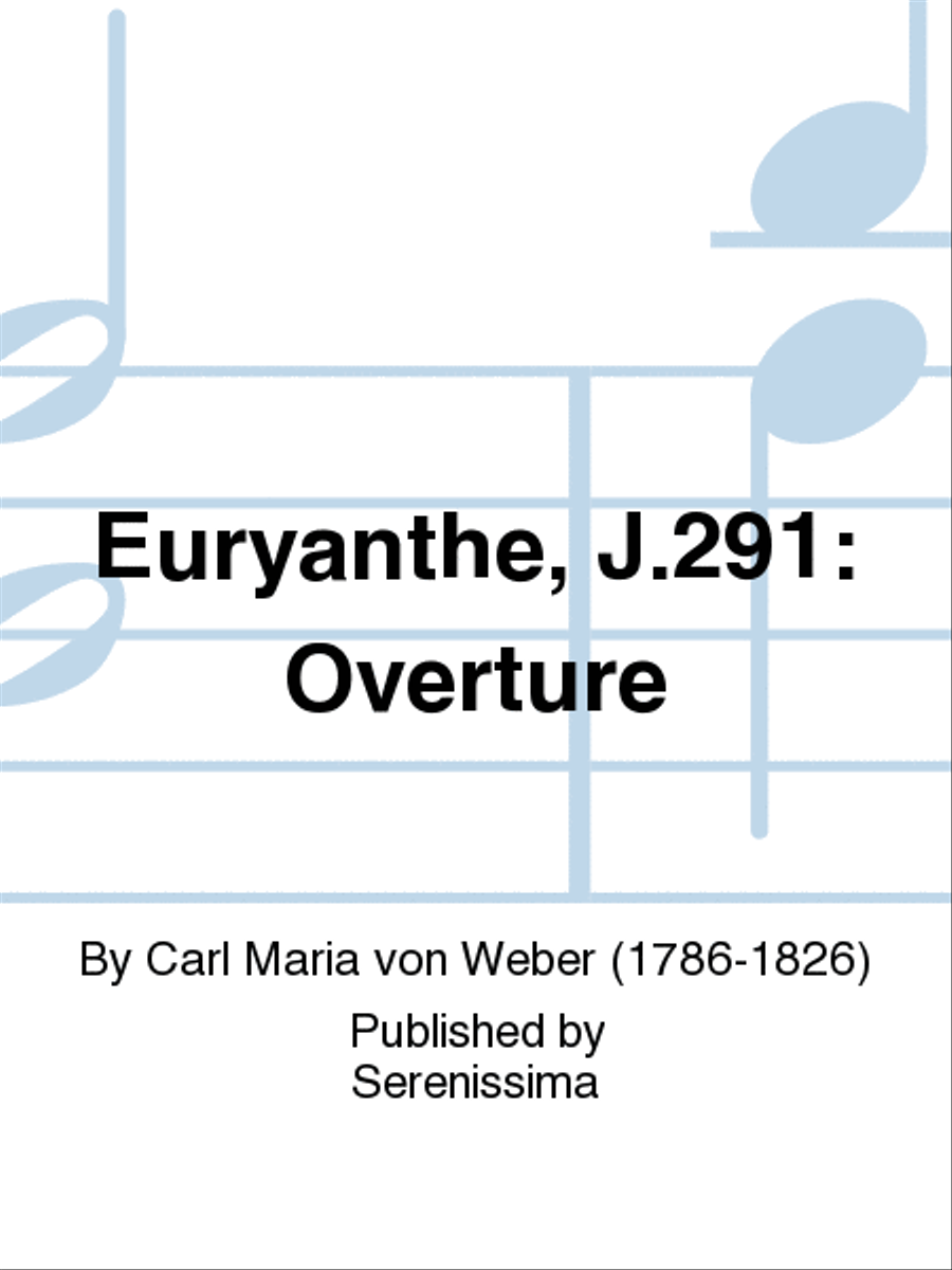 Euryanthe Overture, J.291 Orchestra scores gallery preview page 1