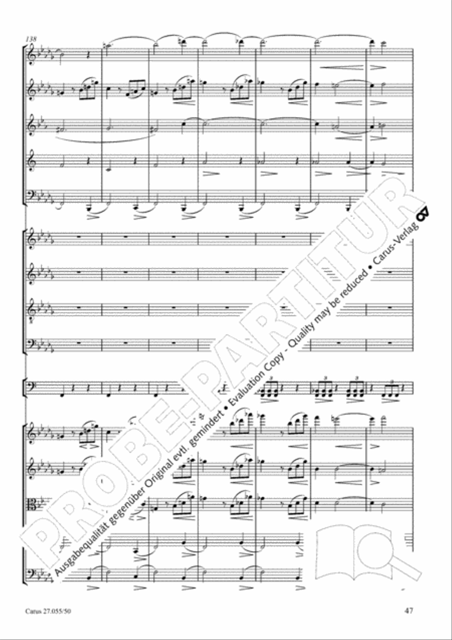 Ein Deutsches Requiem (German Requiem) 4-Part scores gallery preview page 54