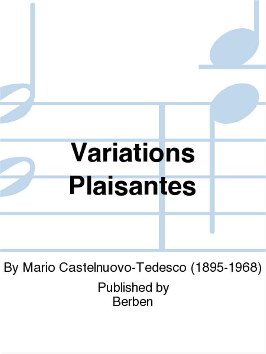 Variations Plaisantes School and Community scores gallery preview page 1