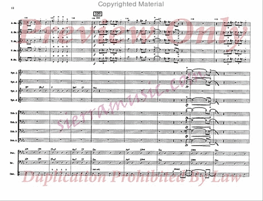 Ol' Man River Big Band scores gallery preview page 13