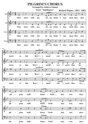 Pilgrim's Chorus A Cappella SATB
