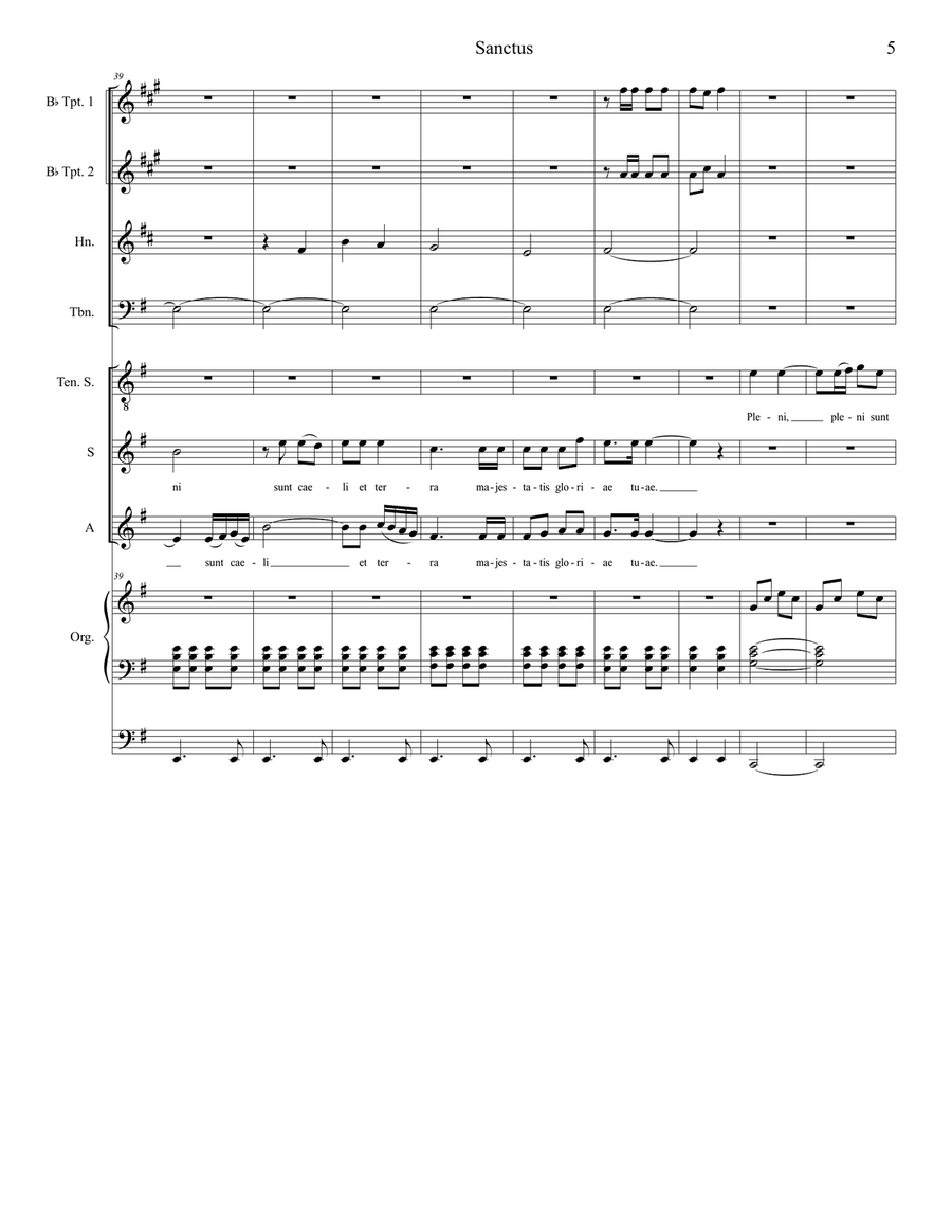 Sanctus (from 