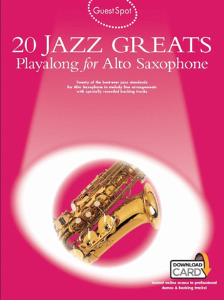Book cover for Guest Spot: 20 Jazz Greats
