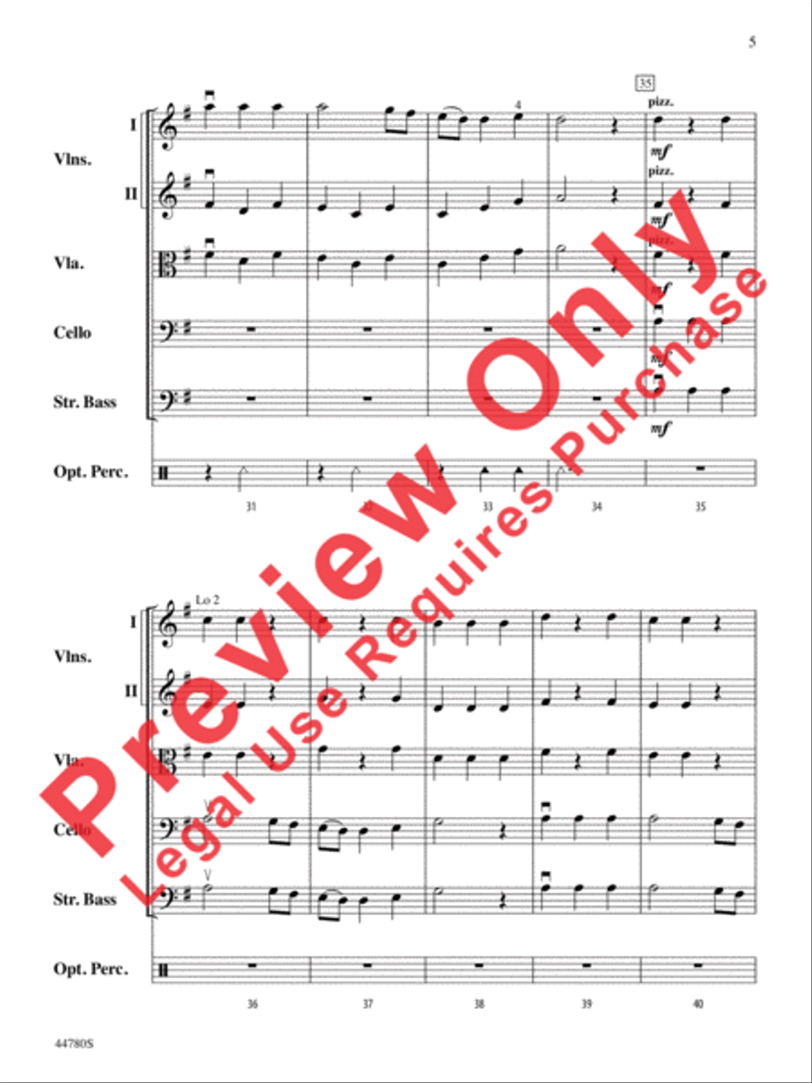 Medieval Dance String Orchestra scores gallery preview page 14