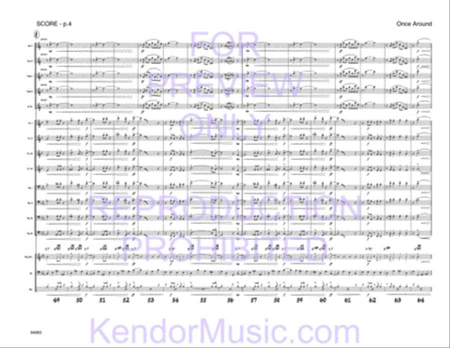 Once Around Jazz Ensemble scores gallery preview page 7
