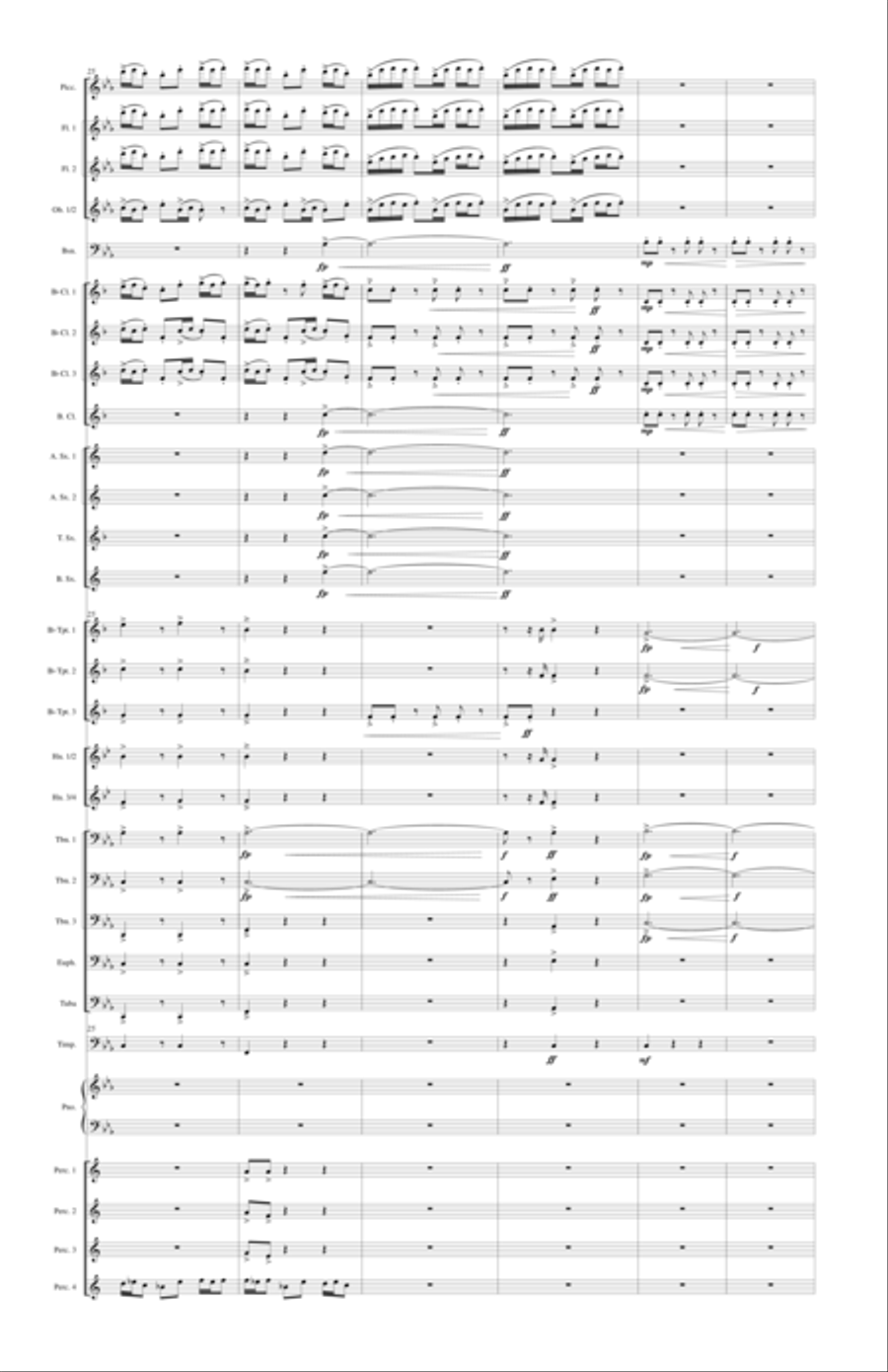 With Voice of Triumph Raised Concert Band scores gallery preview page 6