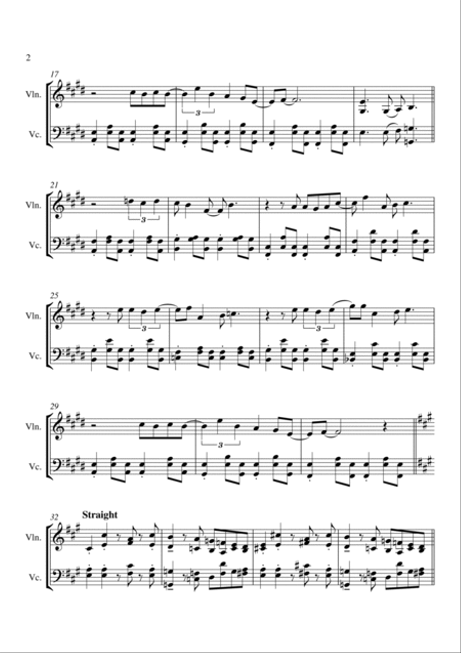 God Only Knows Score and Parts scores gallery preview page 3