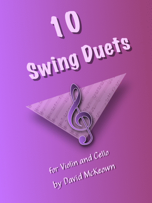 Book cover for 10 Swing Duets for Violin and Cello