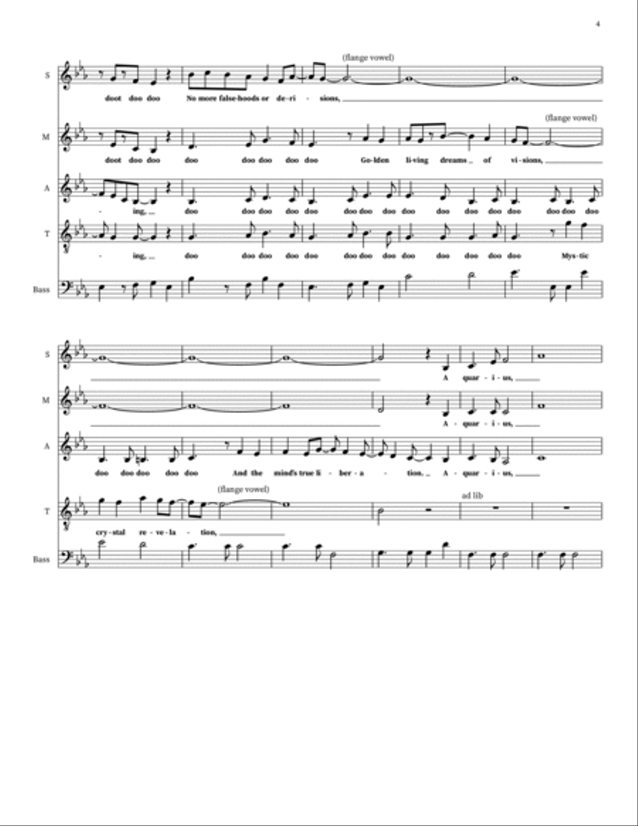 Aquarius Choir scores gallery preview page 4