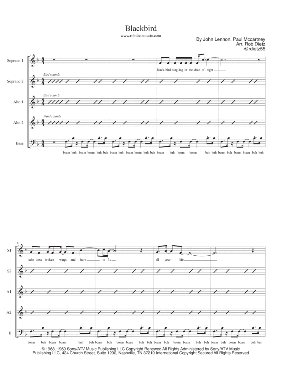 Blackbird Blackbird SSAA scores gallery preview page 1