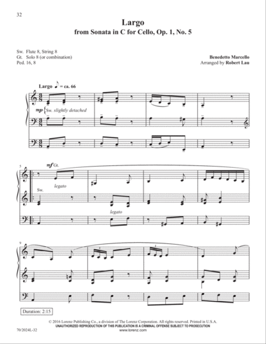 The Sacred Organ Library, Vol. 1 Organ Solo scores gallery preview page 16