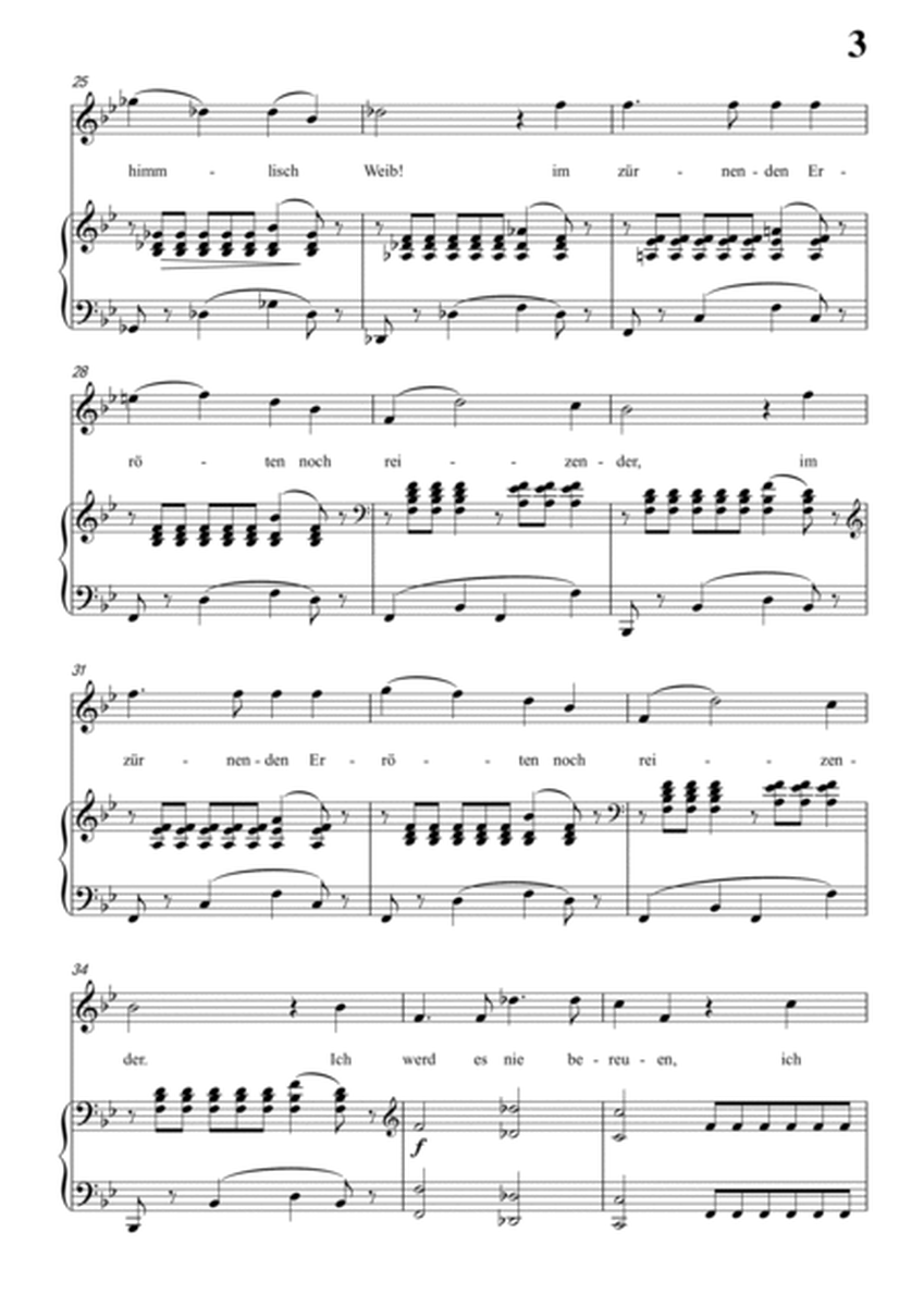 Schubert-Der Zürnenden Diana,Op.36 No.1 in bB for Vocal and Piano