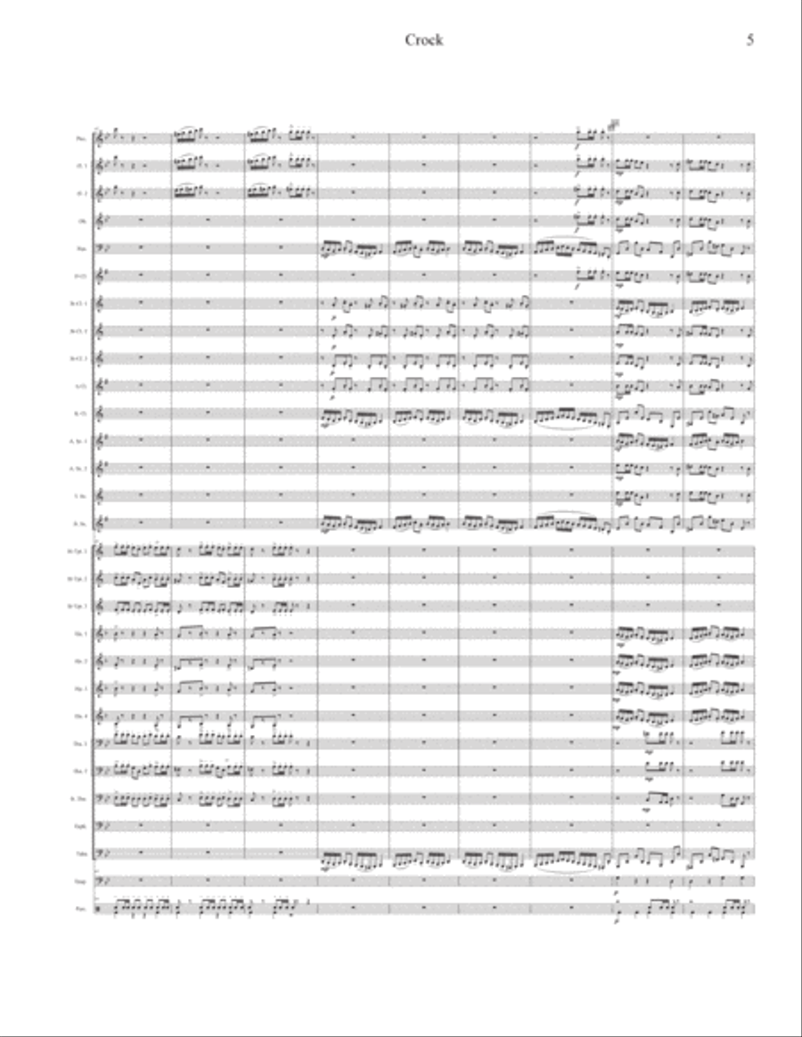 3 Comic Strip Impressions Concert Band scores gallery preview page 5