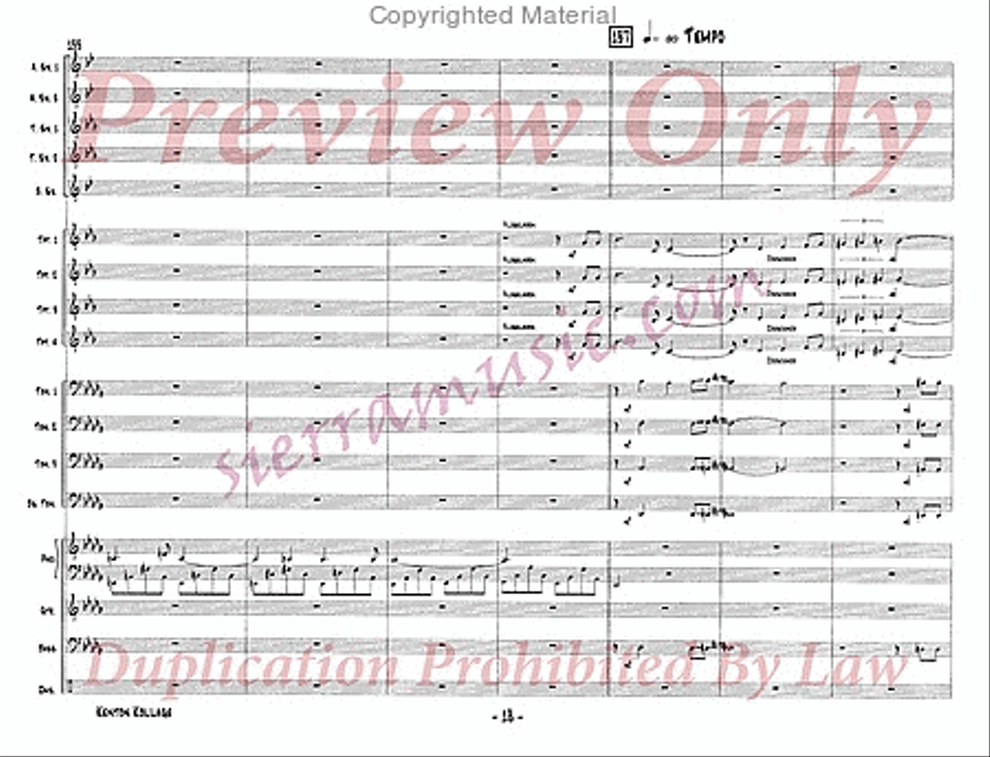 Kenton Kollage Big Band scores gallery preview page 19