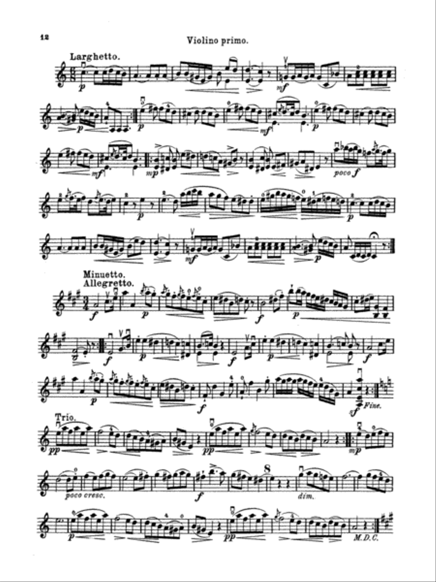 Boccherini: Three Duets, Op. 5 String Duet scores gallery preview page 3