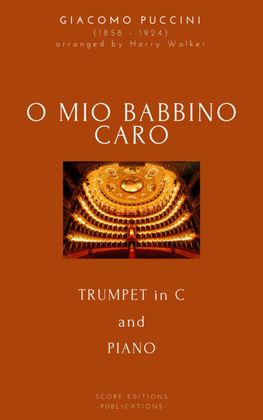 Book cover for Puccini: O Mio Babbino Caro (for Trumpet in C and Piano)