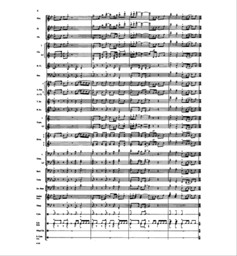 Of A Distant Star Concert Band scores gallery preview page 5