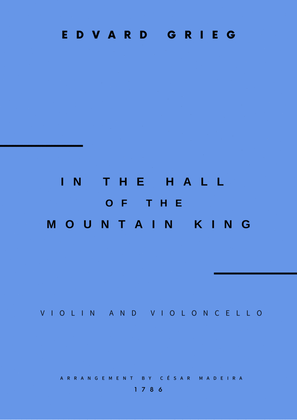 Book cover for In The Hall Of The Mountain King - Violin and Cello (Full Score and Parts)