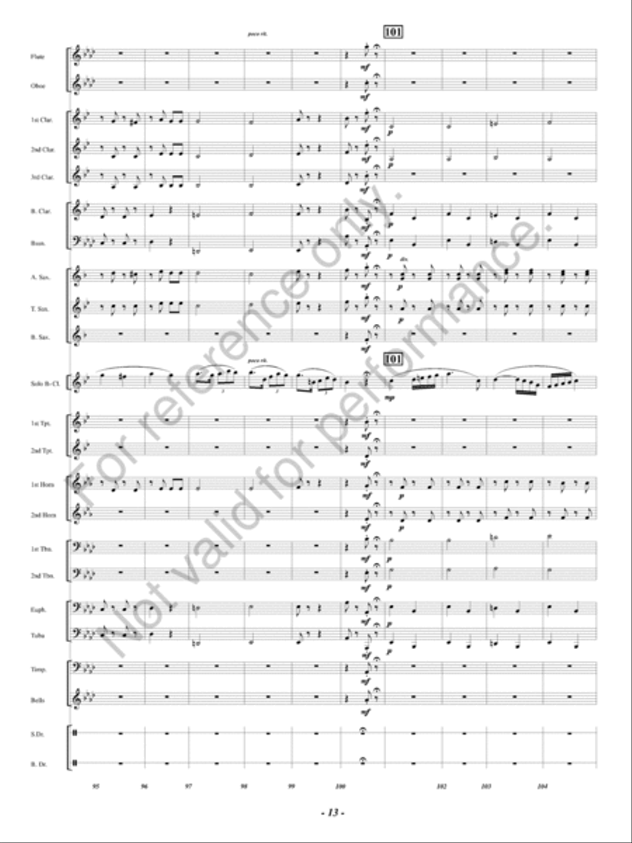 Luisa di Montfort Luisa di Montfort Concert Band scores gallery preview page 14