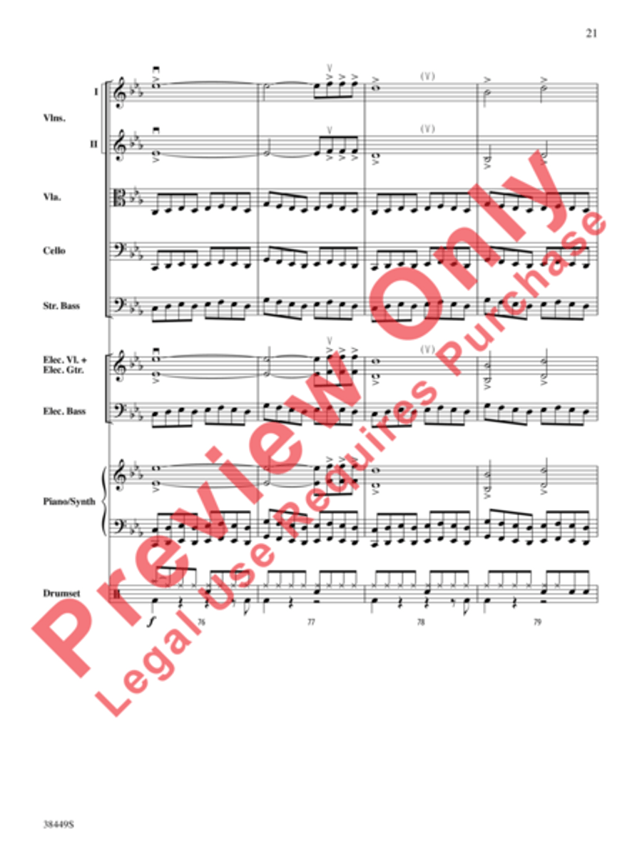 Requiem (The Fifth) String Orchestra scores gallery preview page 22