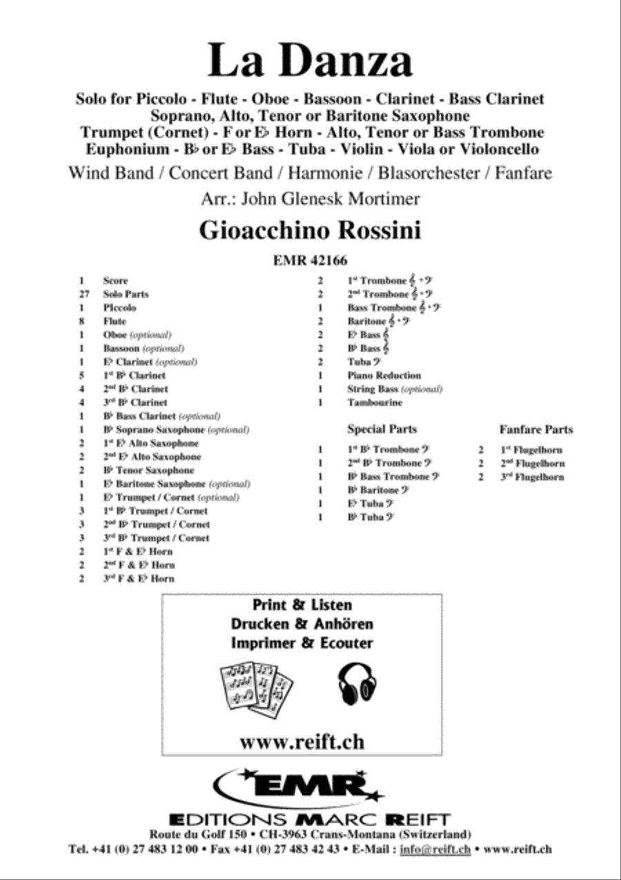 La Danza La Danza Concert Band scores gallery preview page 2