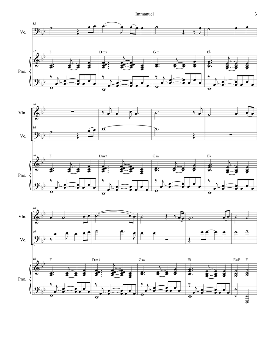 Immanuel Immanuel Piano Trio scores gallery preview page 3