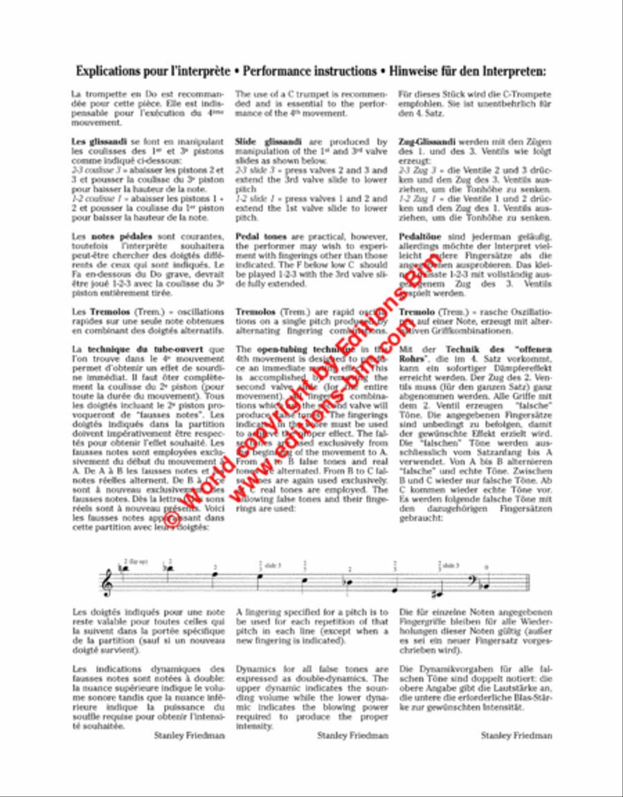 Solus Trumpet Solo scores gallery preview page 5
