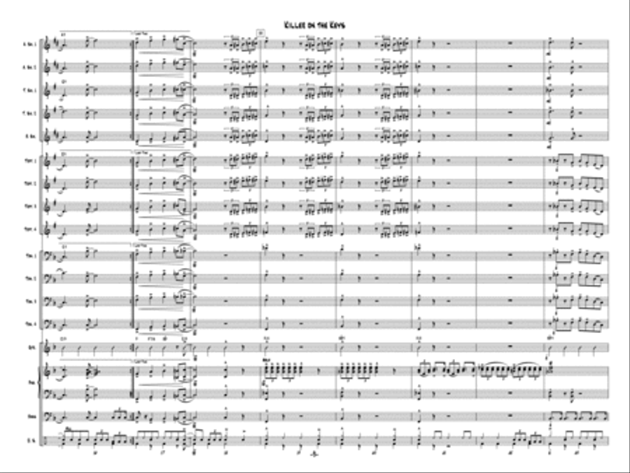 Killer on the Keys Jazz Ensemble scores gallery preview page 9
