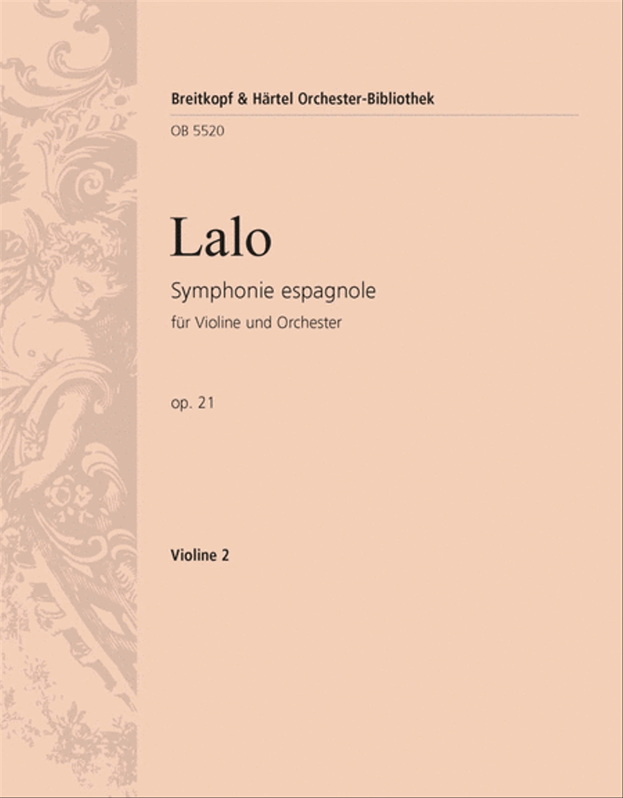 Symphonie espagnole Op. 21 Orchestra scores gallery preview page 1