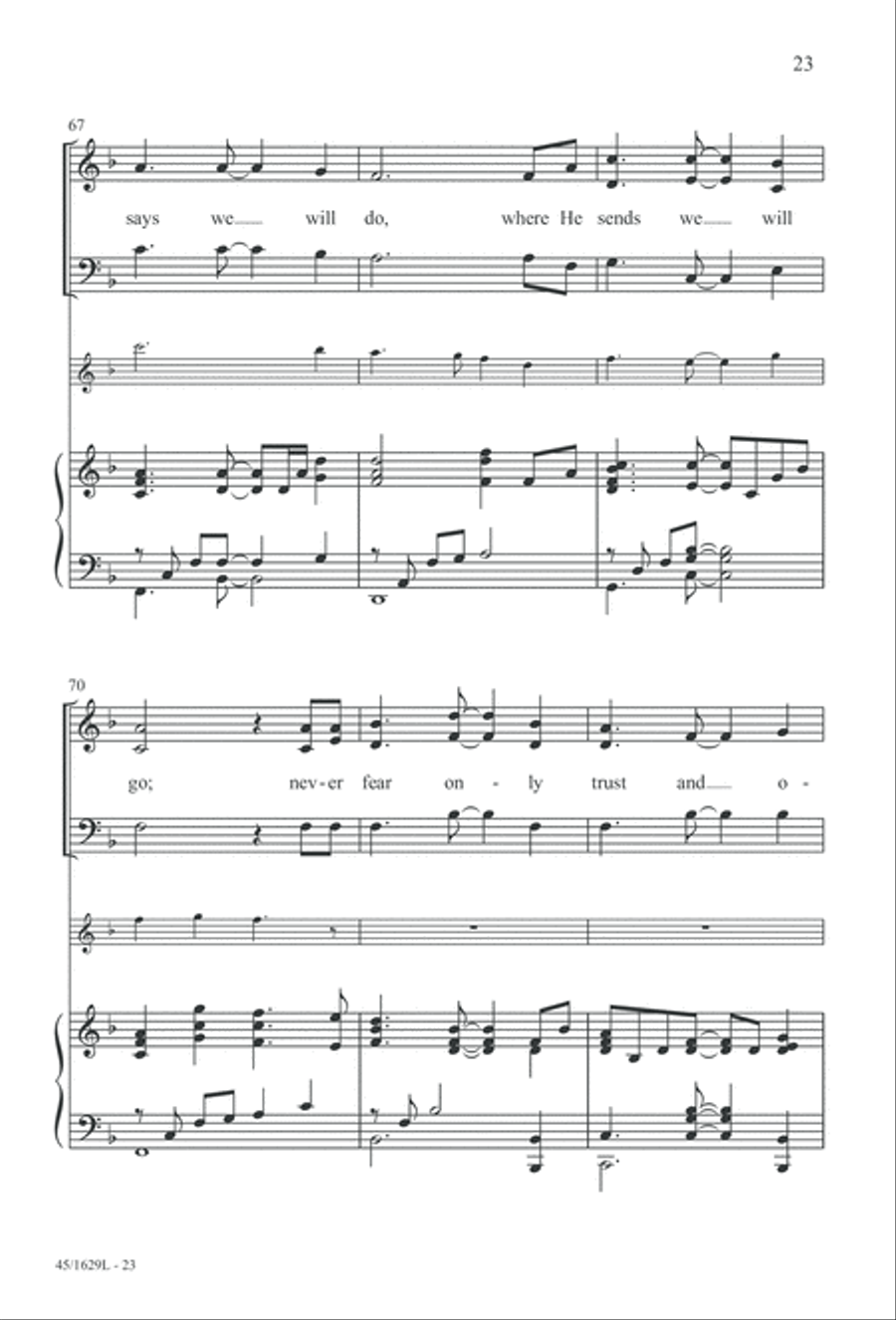 Hymns We Love to Sing, Vol. 2 3-Part scores gallery preview page 23