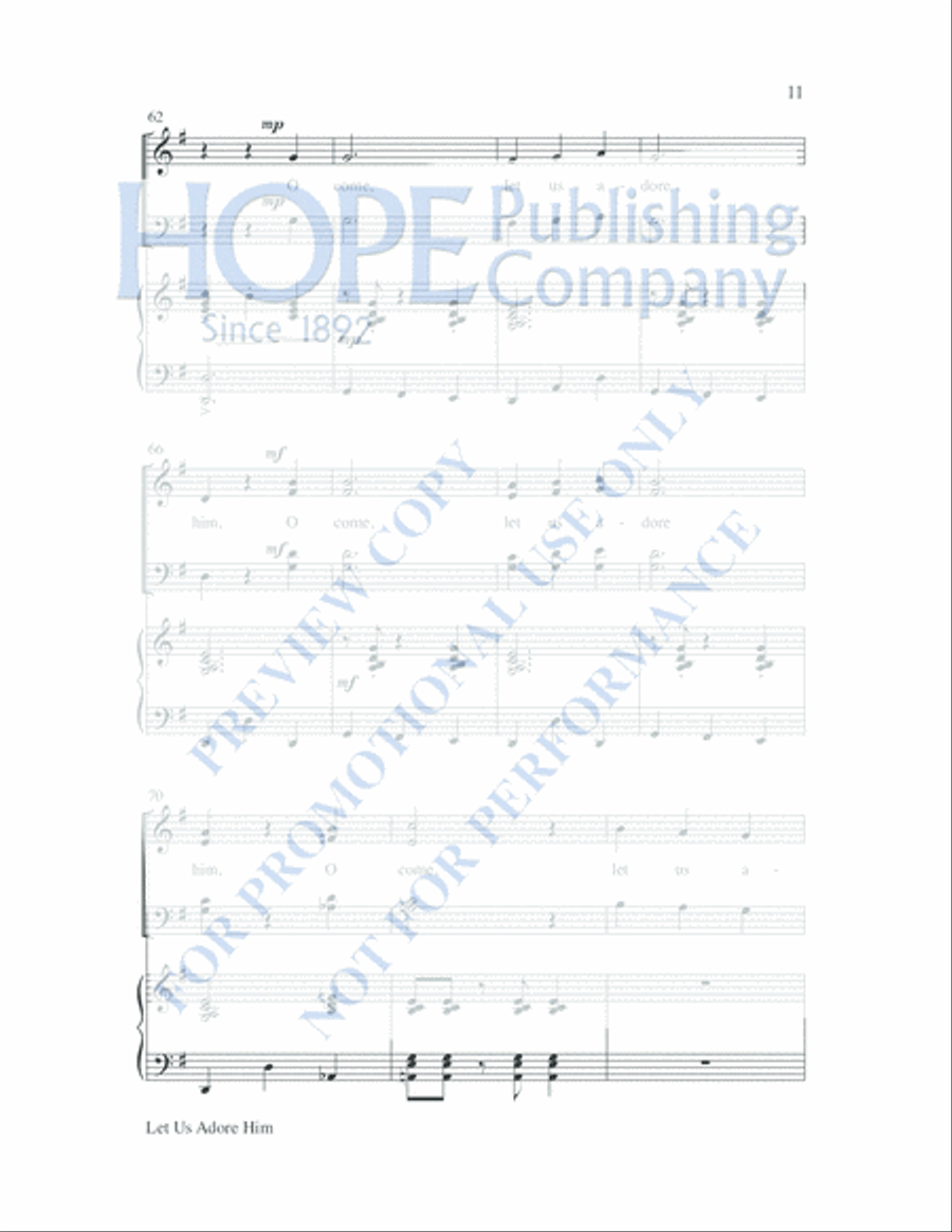 Peace 4-Part scores gallery preview page 18