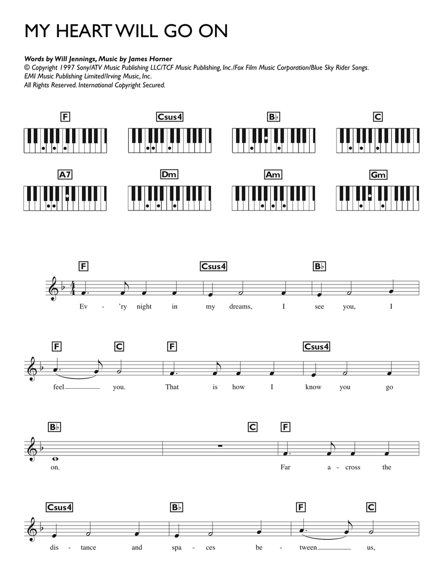 Easy outlet titanic piano