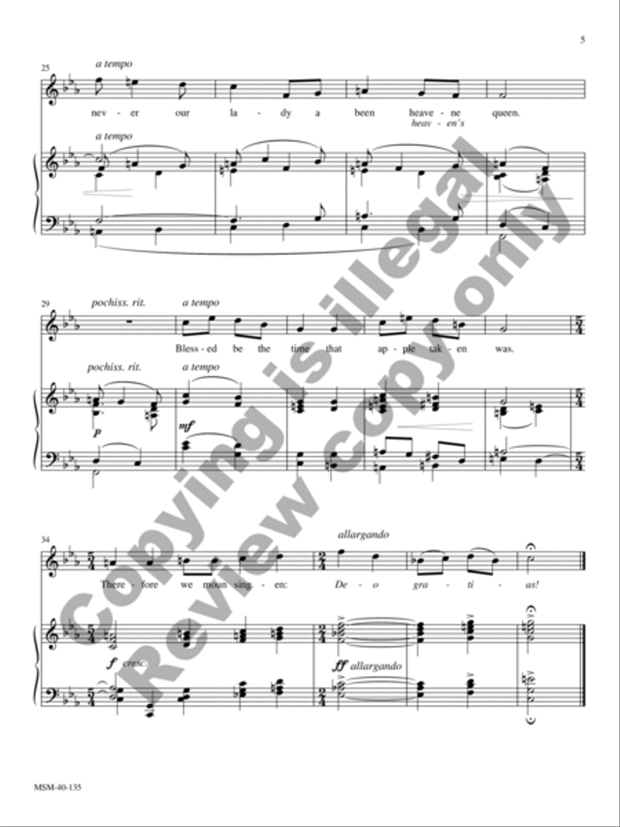 Classical Solos for the Church Year High Voice scores gallery preview page 5