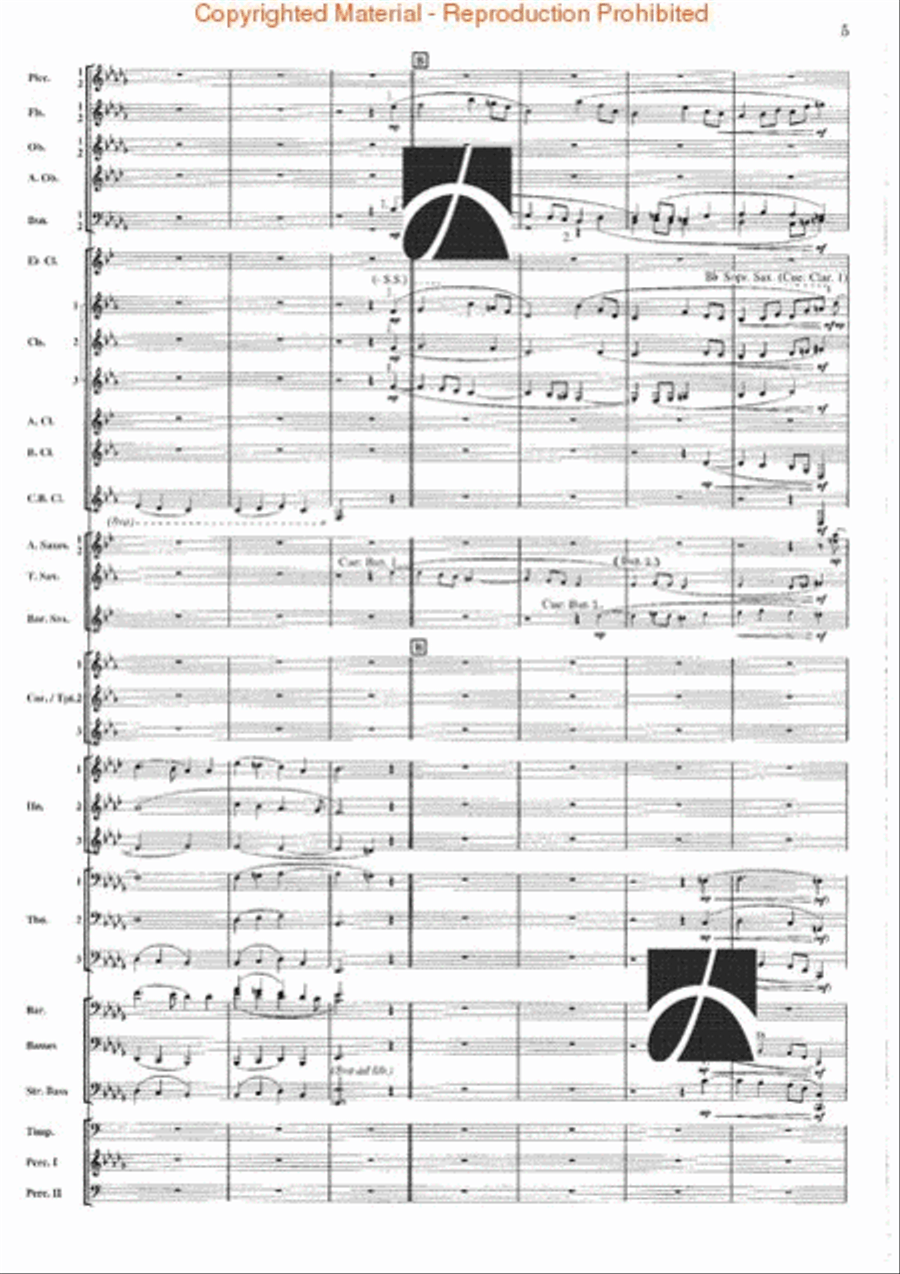 Canterbury Chorale Concert Band scores gallery preview page 5