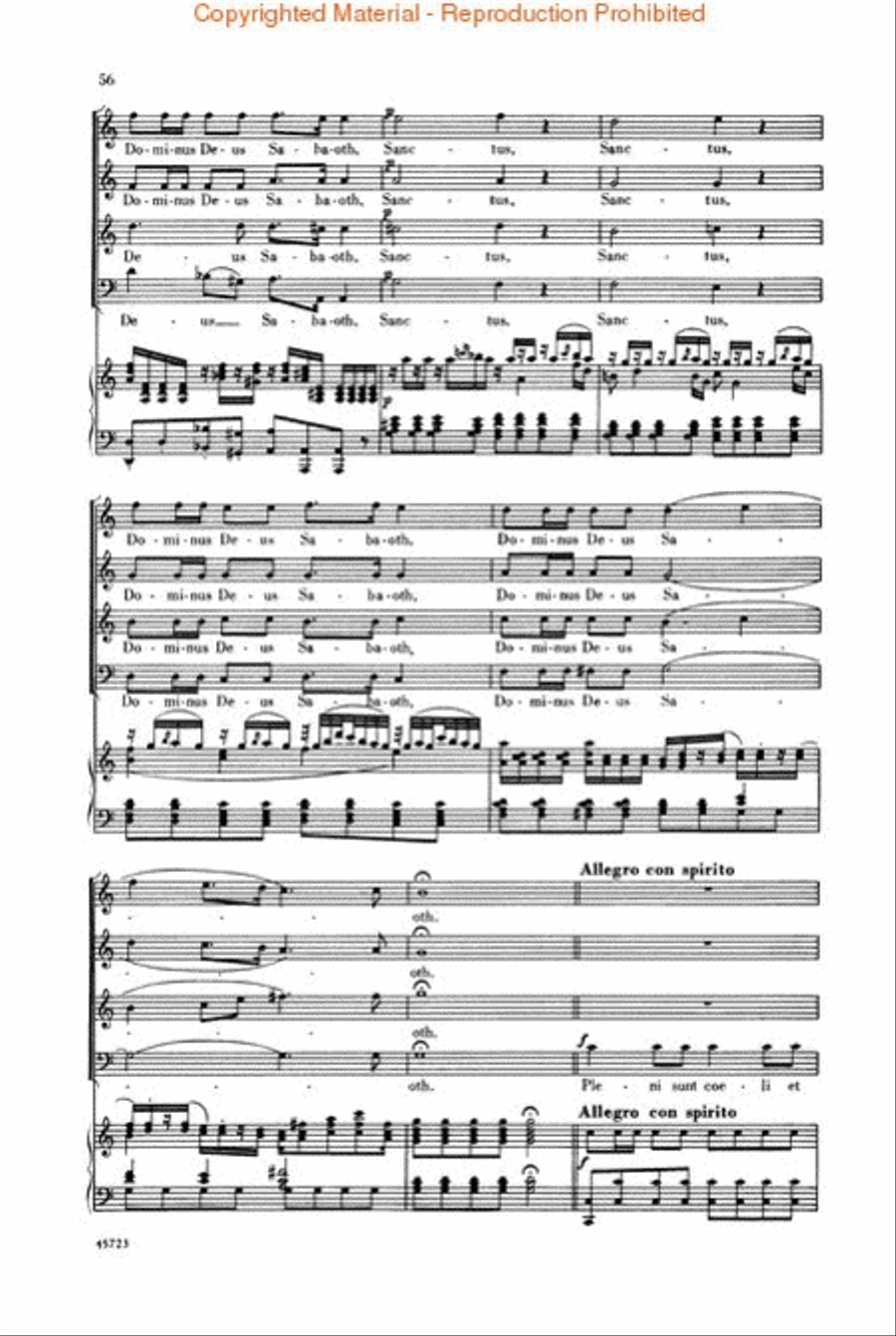 Mass in Time of War (Paukenmesse) 4-Part scores gallery preview page 4