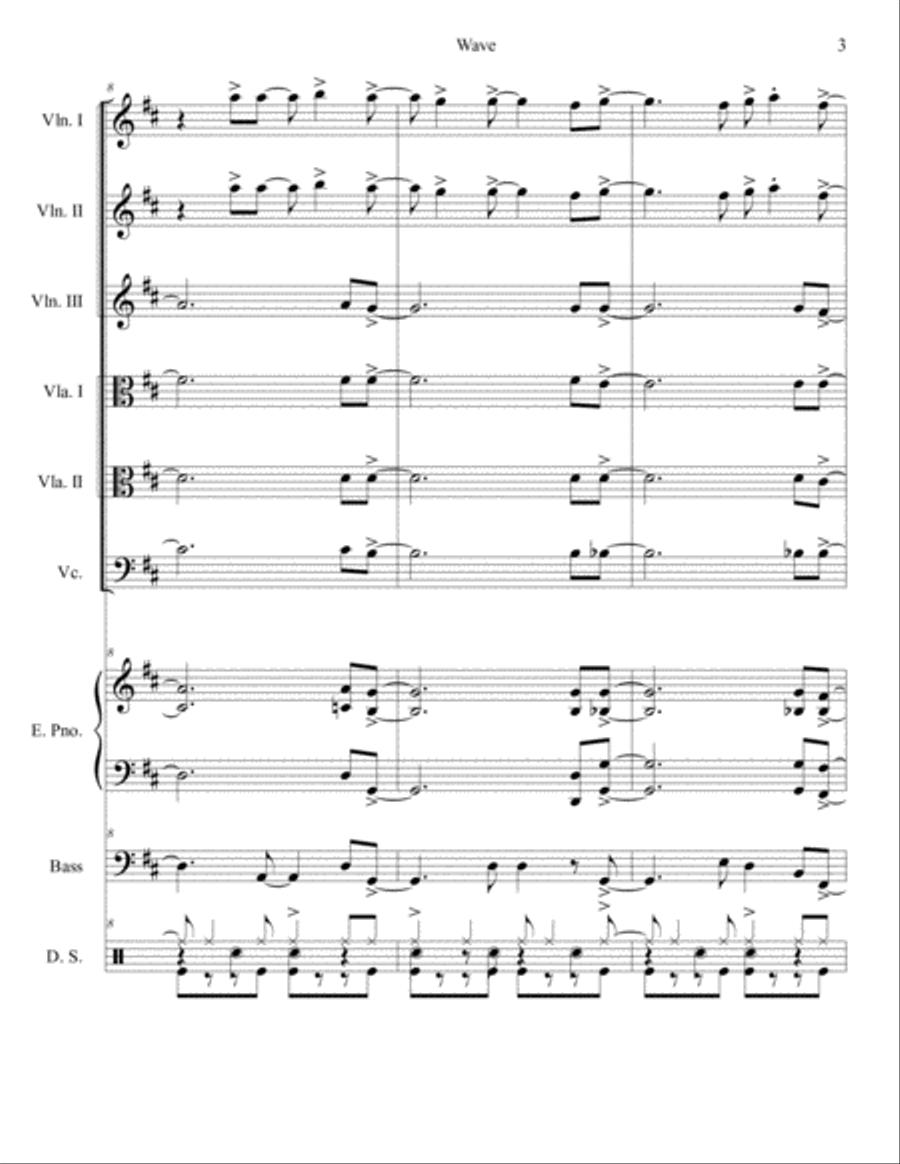 Wave Set of Parts scores gallery preview page 3