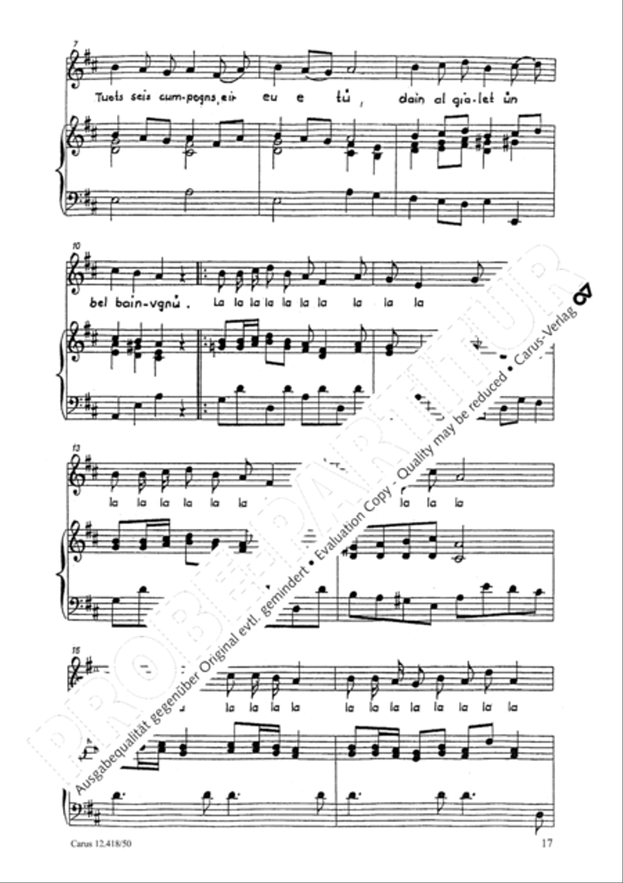 Dal gialet buondrius Voice Solo scores gallery preview page 18
