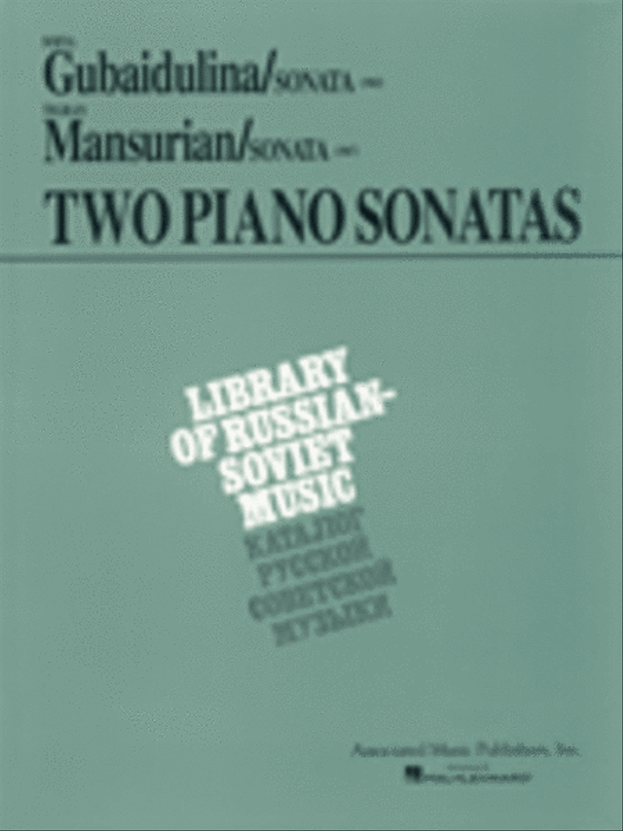 Two Piano Sonatas by Young Soviet Composers Piano Solo scores gallery preview page 1