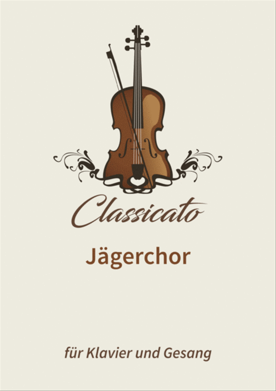 Jagerchor Piano, Vocal, Guitar scores gallery preview page 1