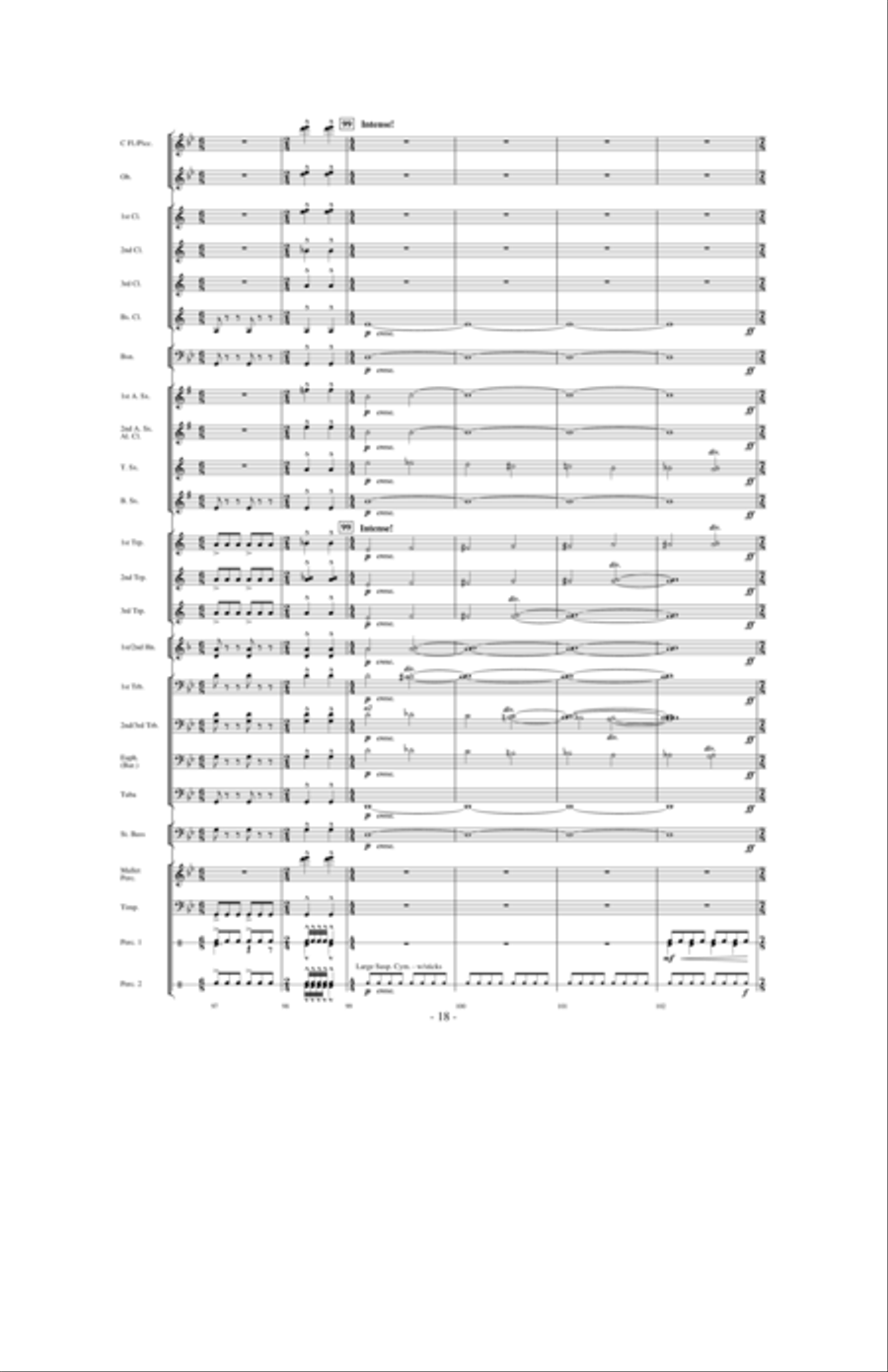 Flight of Valor Concert Band scores gallery preview page 17