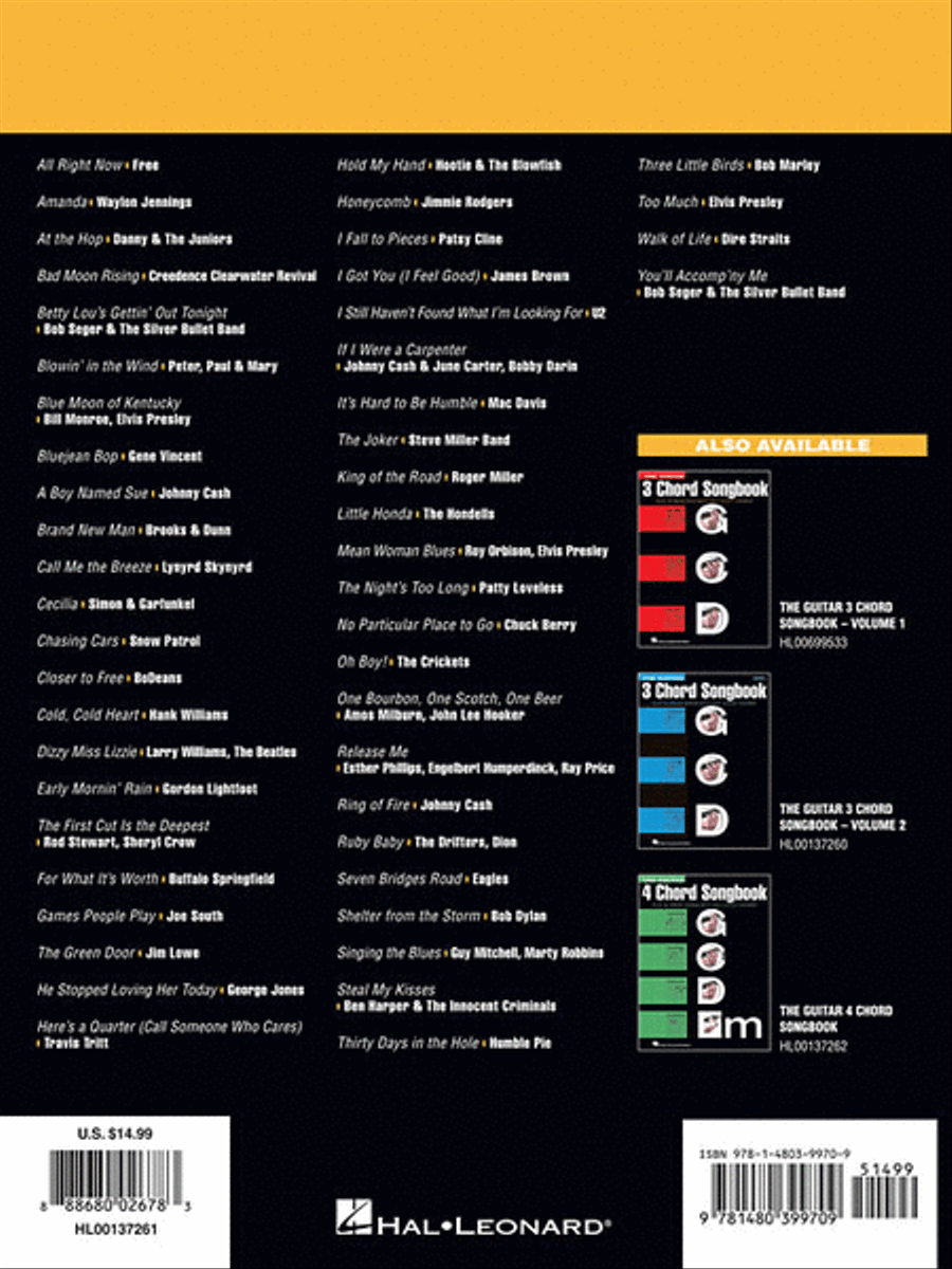 The Guitar Three-Chord Songbook – Volume 3 G-C-D Electric Guitar scores gallery preview page 2