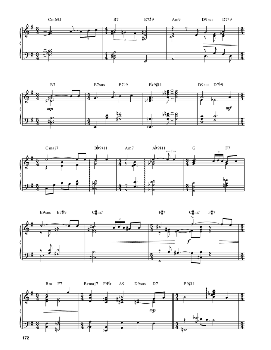 In The Wee Small Hours Of The Morning Piano scores gallery preview page 3