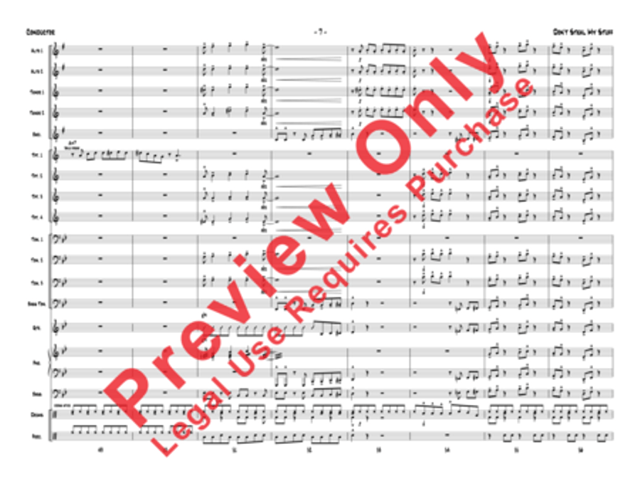 Don't Steal My Stuff Don't Steal My Stuff Jazz Ensemble scores gallery preview page 30