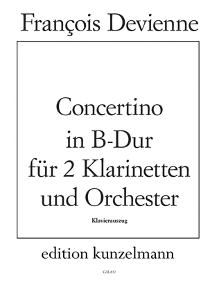 Book cover for Concertino for 2 clarinets