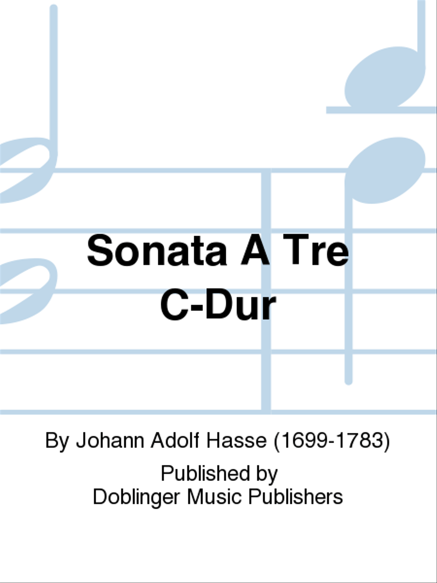 Sonata a tre C-Dur Flute scores gallery preview page 1