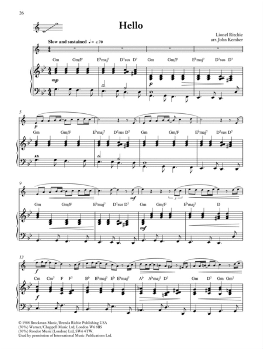 Play Ballads for Trumpet Cornet scores gallery preview page 4