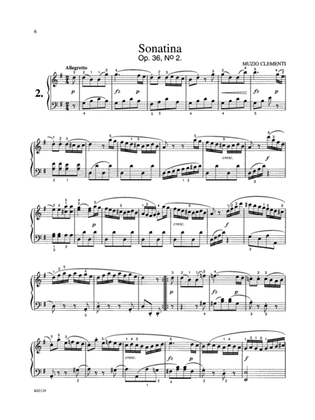 Clementi: Six Sonatinas, Op. 36, No. 2