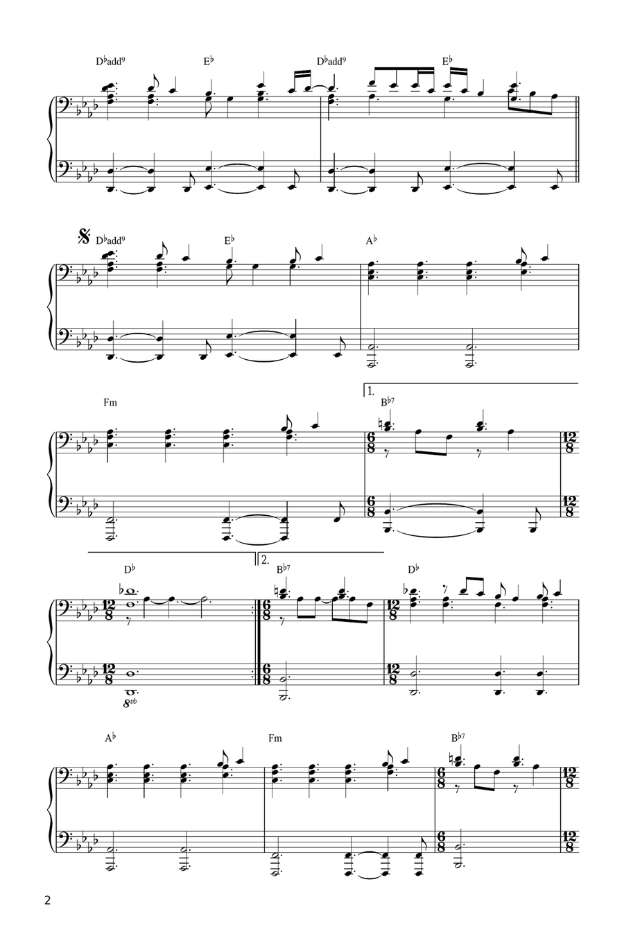 This Year's Love Piano Solo scores gallery preview page 2