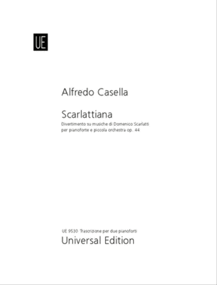 Scarlattiana, 2 Pianos, 4 Hands