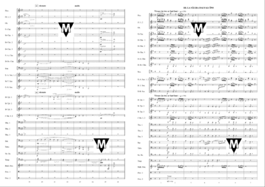 Piccola Suite Italiana Concert Band scores gallery preview page 15